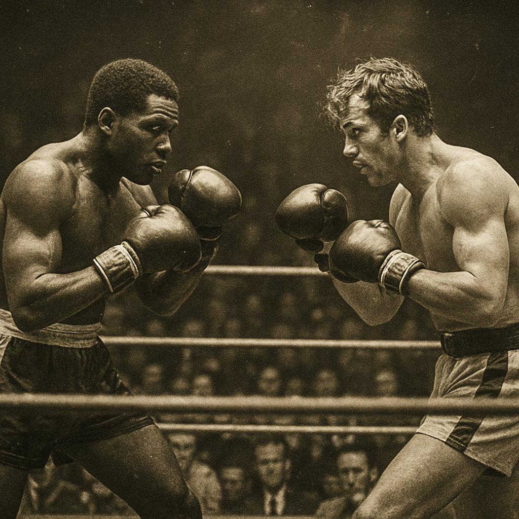 Combate historico de boxeo